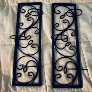 Wall decor candle holders